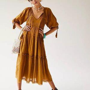 Free People Celestial Midi Dress